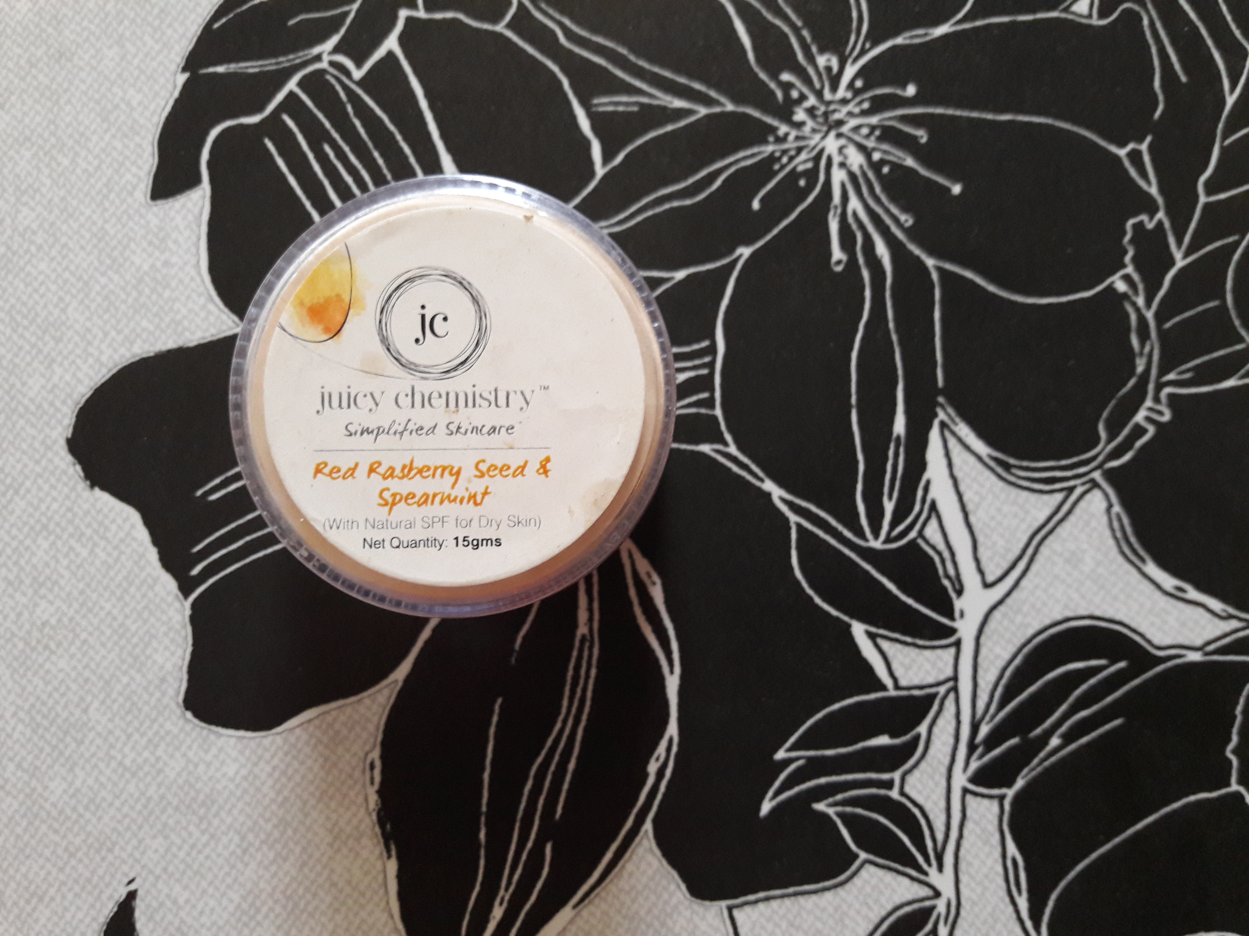 Juicy Chemistry Red Raspberry Seed & Spearmint Day Cream review