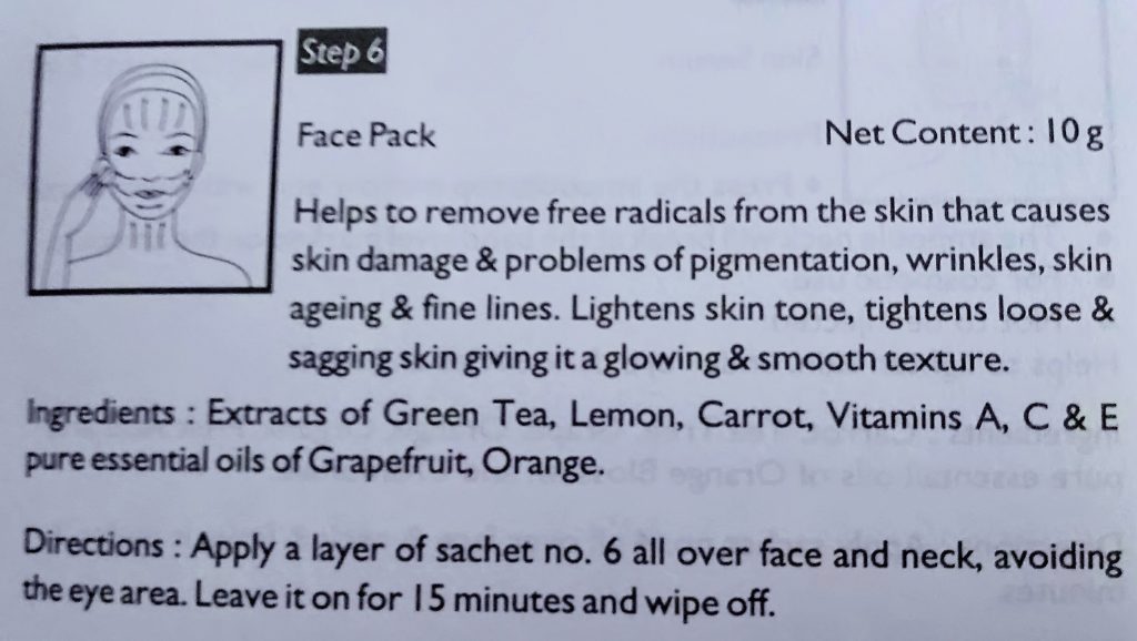 aroma magic skin glow facial face pack ingredients