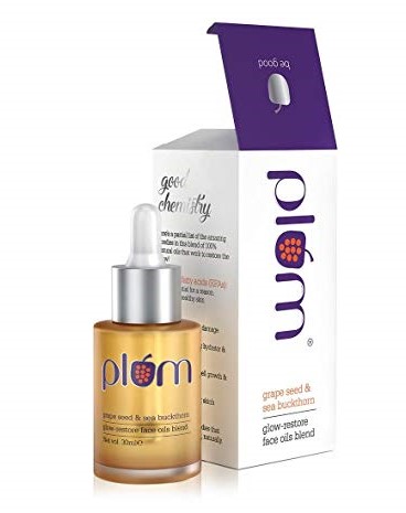 Plum Grape Seed & Sea Buckthorn Glow-Restore Face Oils Blend