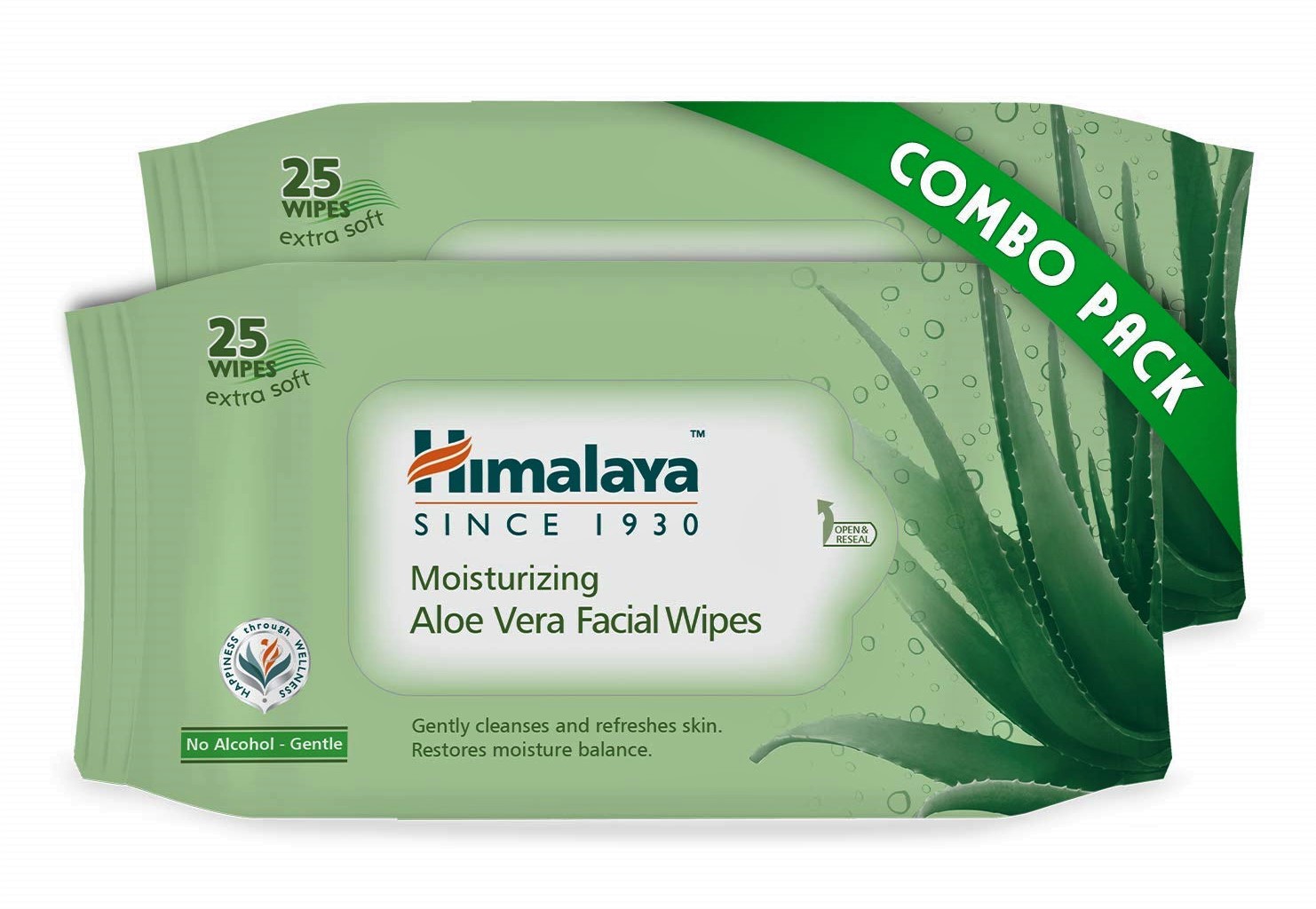 Himalaya Moisturising Aloe Vera Facial Wipes