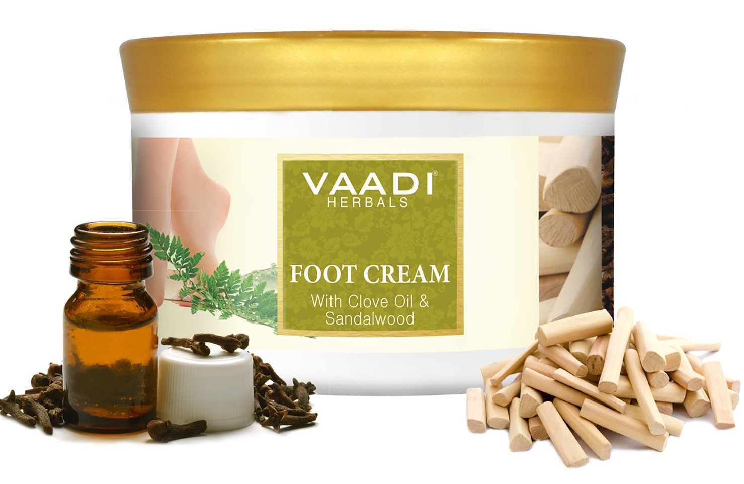 Vaadi Herbals Foot Cream With Clove Oil & Sandalwood