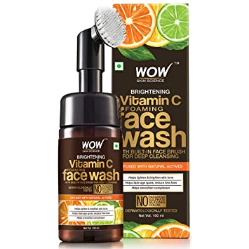 WOW Skin Science Brightening Vitamin C Foaming Face Wash