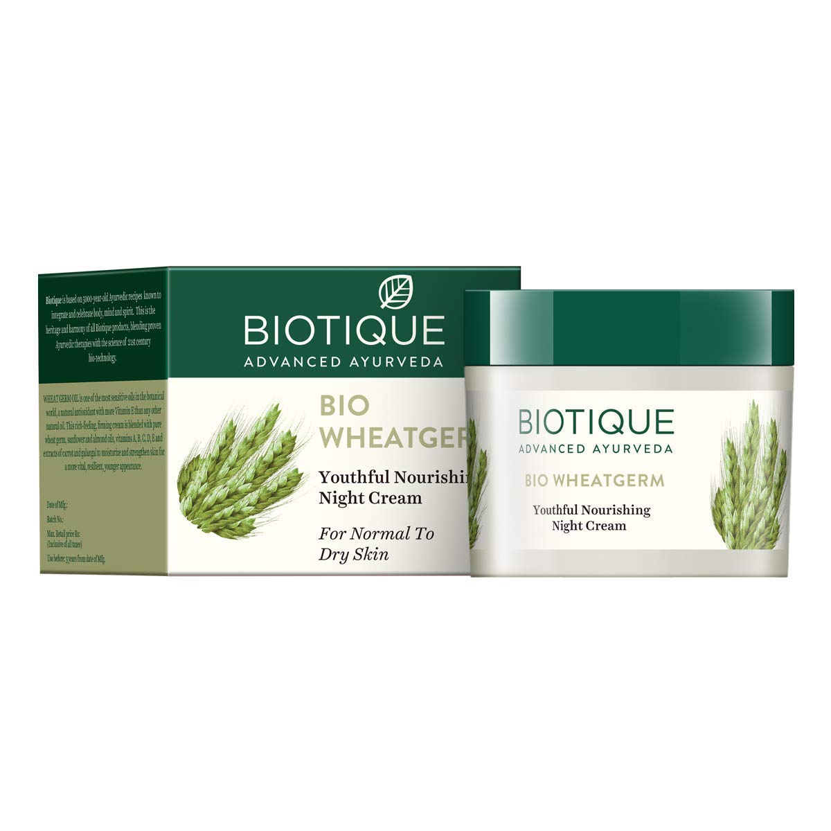 Biotique Bio Wheat Germ FIRMING FACE and BODY NIGHT CREAM