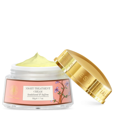 Forest Essentials Night Treatment Cream Sandalwood & Saffron