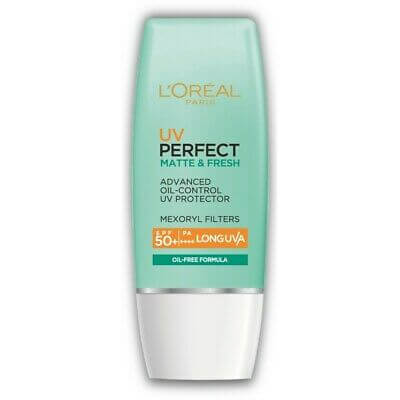 L'oreal PARIS UV PERFECT MATTE AND FRESH SUNSCREEN