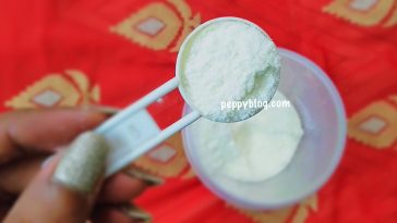 Milk powder for skin