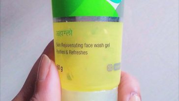 Aha glow face wash review