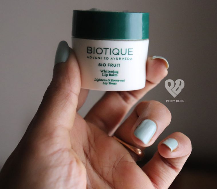 Biotique Bio Fruit Whitening Lip Balm Review Peppy Blog