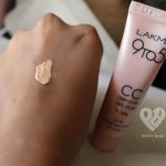 Lakme cc Cream swatches