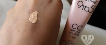 Lakme cc Cream swatches