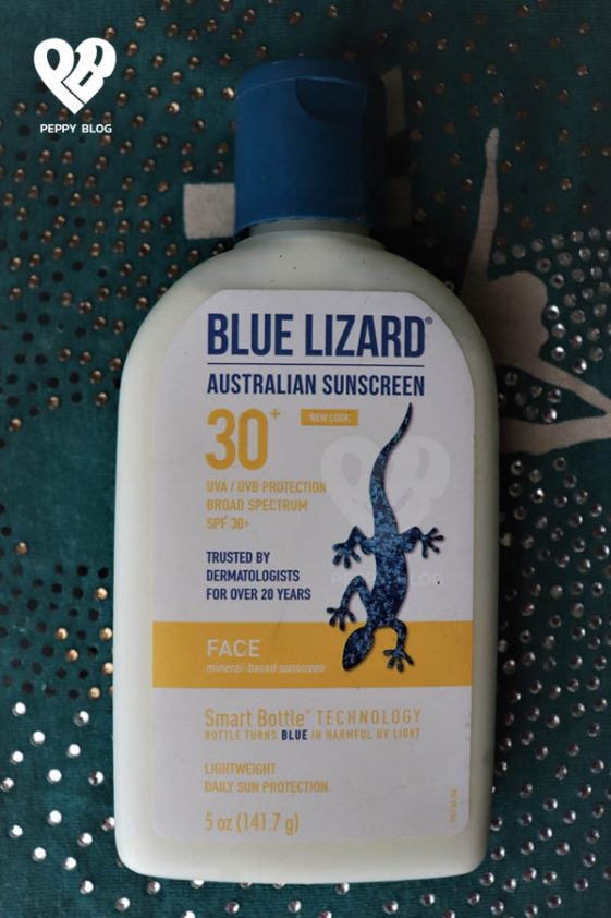 Blue Lizard Sunscreen Face Review And Swatches Peppy Blog
