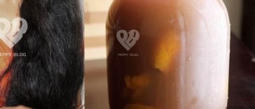 rice water before after photo