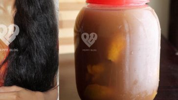 rice water before after photo