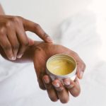 Apply cream on hand