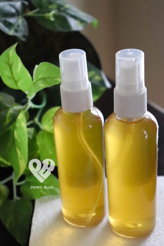 DIY LeaveIn Conditioner Green Tea Hair Spray Peppy Blog