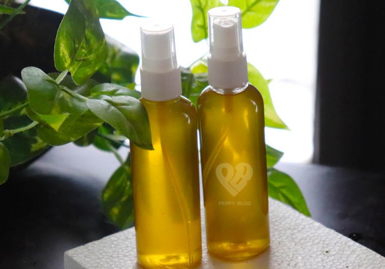 DIY LeaveIn Conditioner Green Tea Hair Spray Peppy Blog