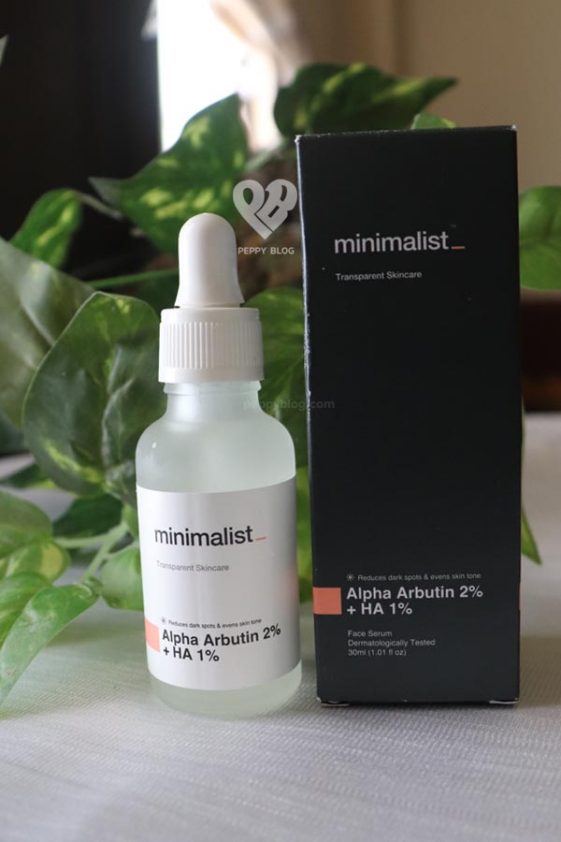Minimalist Alpha Arbutin 2 Serum Review Peppy Blog