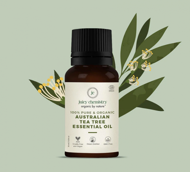 Juicy Chemistry Tea Tree Oil Review Benefits And Uses Peppy Blog