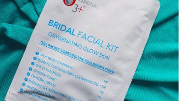 o3+ bridal facial kit review