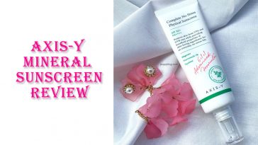 axis - y sunscreen review